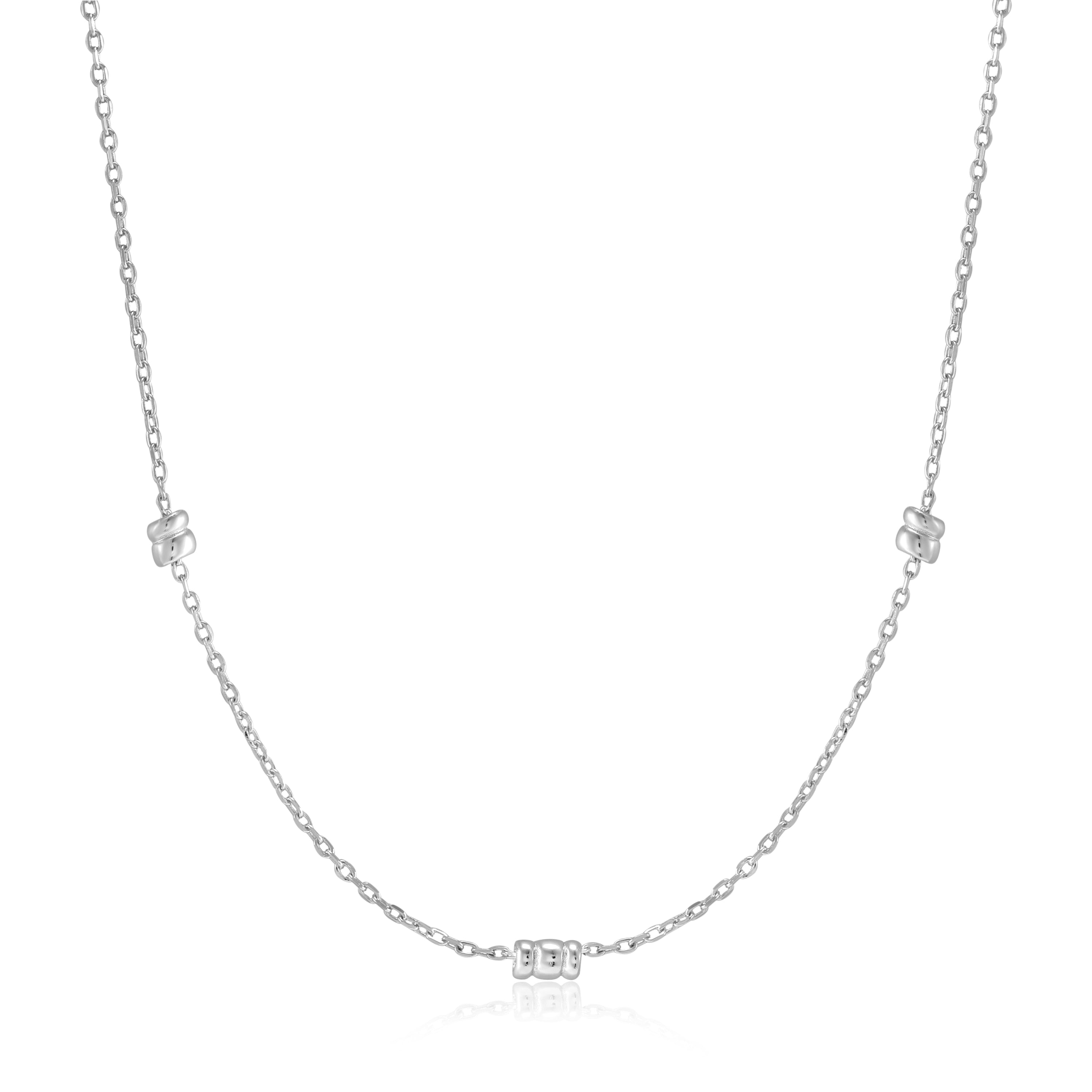 Ania Haie - Ketting Smooth Twisted Chain Silver