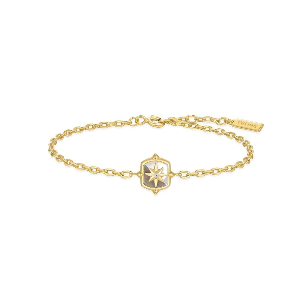 Ania Haie - Armband Block Mother Of Pearl Star - Luxedy