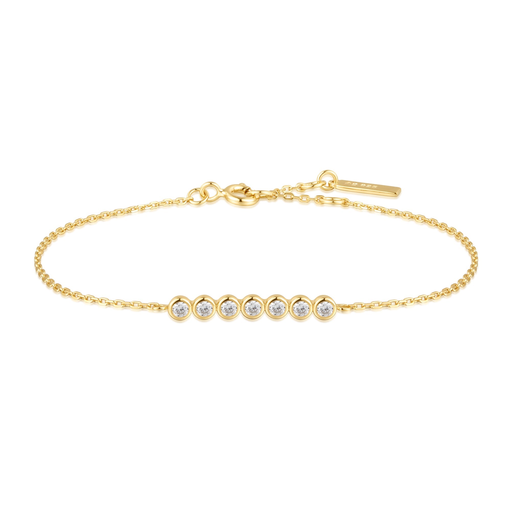 Ania Haie - Armband Gold Bezel Set - Luxedy