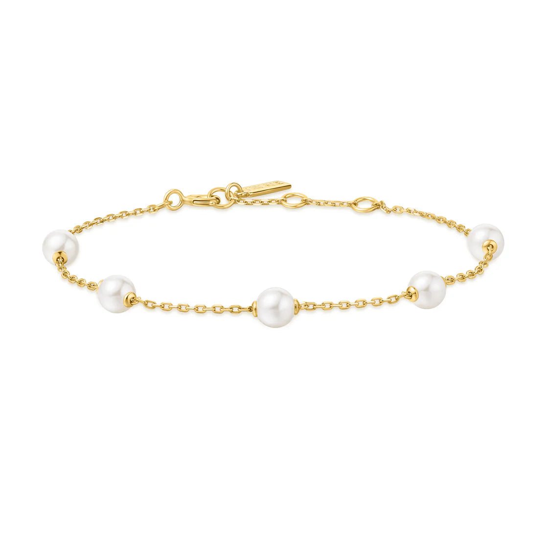 Ania Haie - Armband Gold Shell Pearl Station - Luxedy