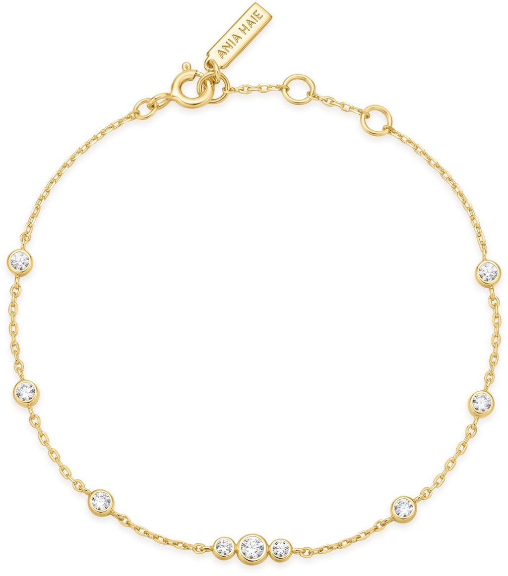 Ania Haie - Armband Gold Sparkling Bezel - Luxedy