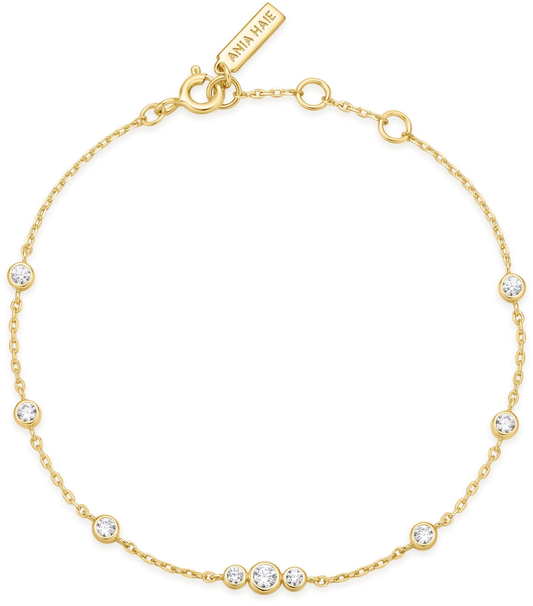 Ania Haie - Armband Gold Sparkling Bezel - Luxedy