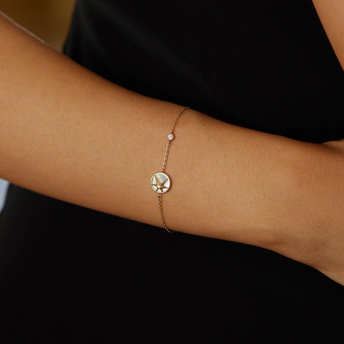 Ania Haie - Armband Gold Starry Mother Of Pearl - Luxedy