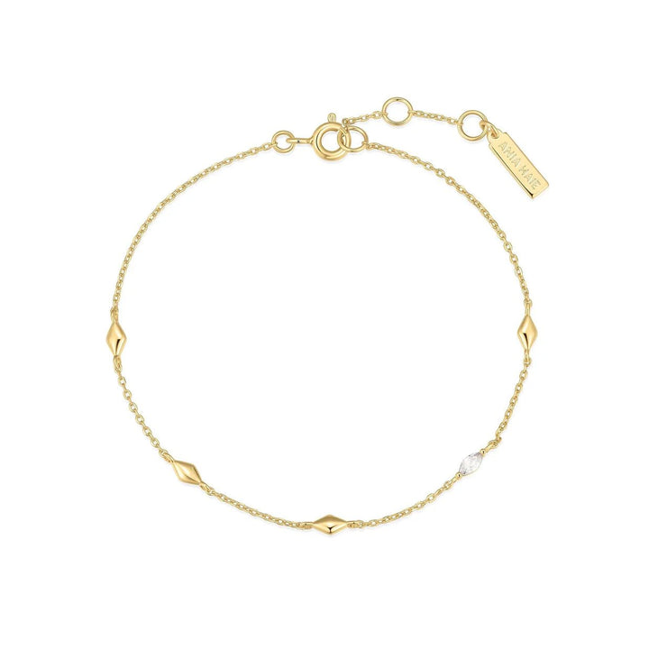 Ania Haie - Armband Multi Rhombus Station Bracelet Gold - Luxedy