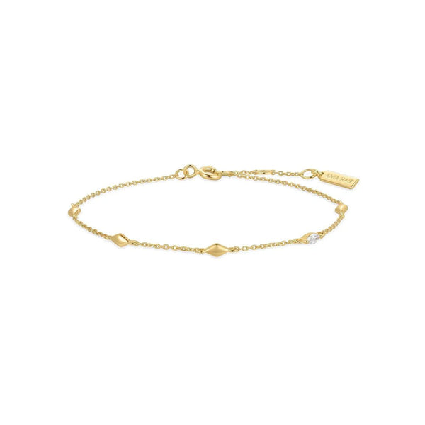 Ania Haie - Armband Multi Rhombus Station Bracelet Gold - Luxedy