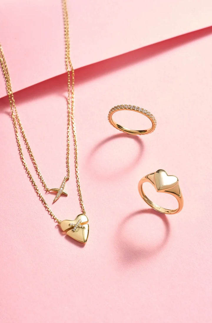 Ania Haie - Ketting Gold Kiss Pavé - Luxedy