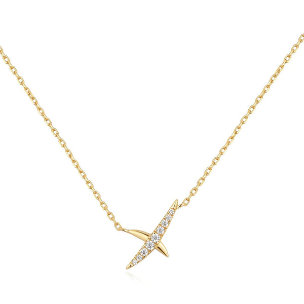 Ania Haie - Ketting Gold Kiss Pavé - Luxedy