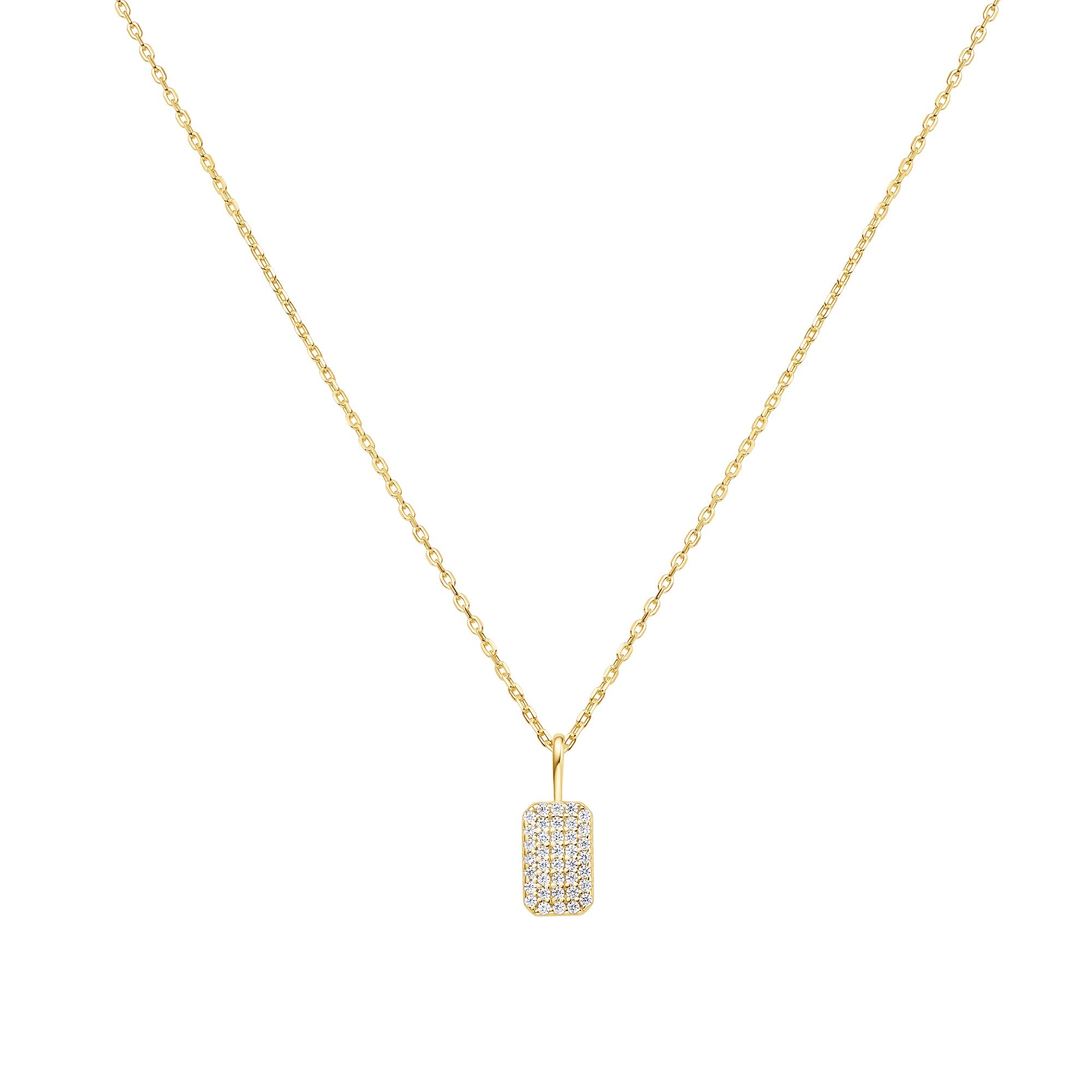 Ania Haie - Ketting Gold Pave Pendant - Luxedy