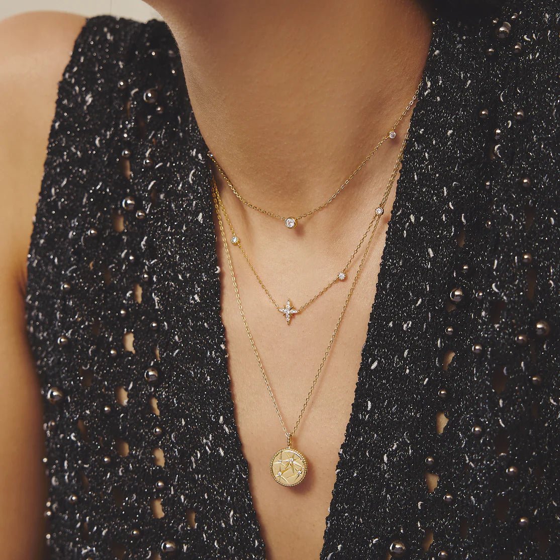 Ania Haie - Ketting Gold Starry Charm - Luxedy
