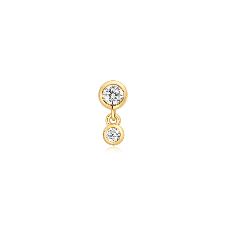 Ania Haie - Oorbel piercing (per stuk) Bezel Dangle Barbell - Luxedy