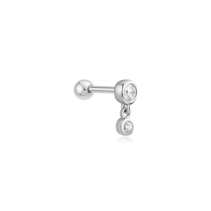 Ania Haie - Oorbel piercing (per stuk) Bezel Dangle Barbell - Luxedy