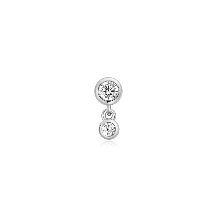 Ania Haie - Oorbel piercing (per stuk) Bezel Dangle Barbell - Luxedy