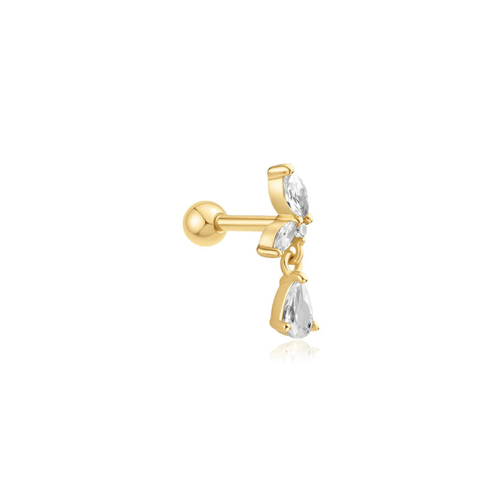 Ania Haie - Oorbel piercing (per stuk) Marquise Dangle Barbell - Luxedy