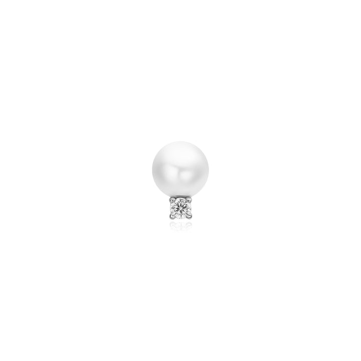 Ania Haie - Oorbel piercing (per stuk) Shell Pearl With Sprankling Accent Barbell - Luxedy