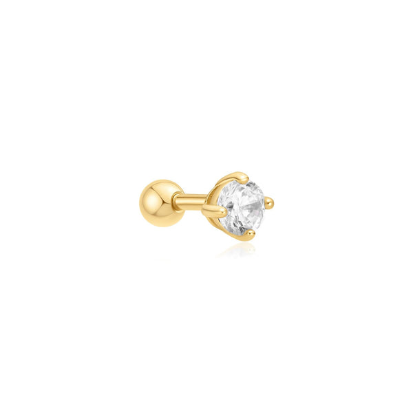 Ania Haie - Oorbel piercing (per stuk) Sparkle Round Barbell - Luxedy