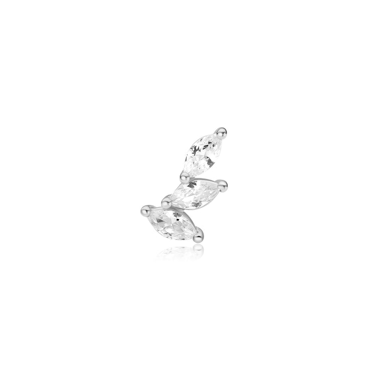 Ania Haie - Oorbel piercing (per stuk) Triple Marquise Barbell - Luxedy