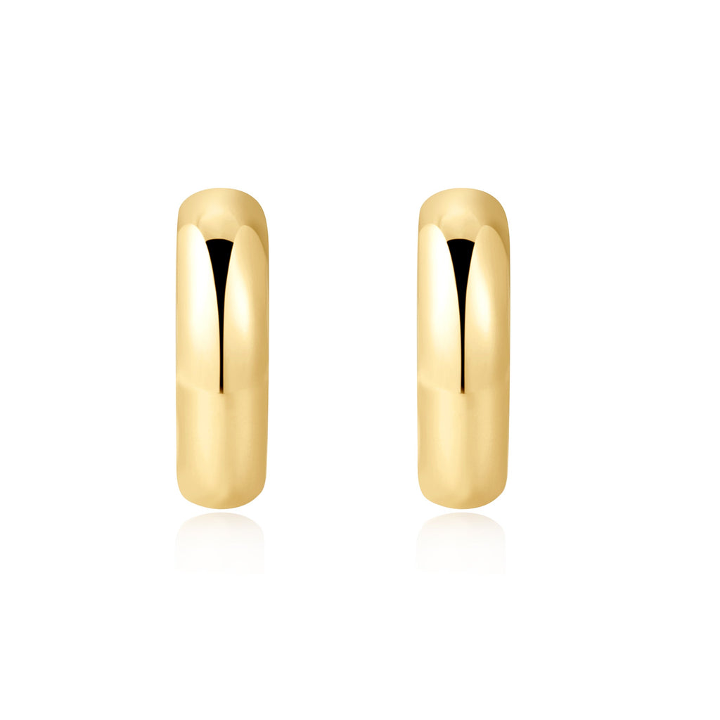 Ania Haie - Oorbellen Gold Dome Band Huggies - Luxedy