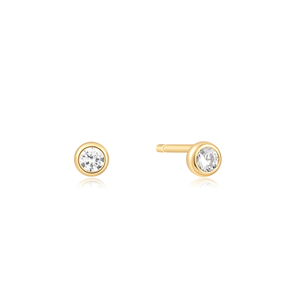 Ania Haie - Oorbellen Gold Solitaire Studs - Luxedy