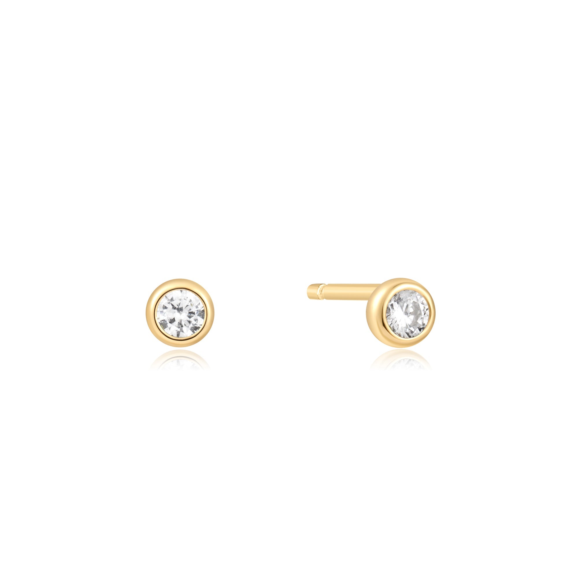 Ania Haie - Oorbellen Gold Solitaire Studs - Luxedy