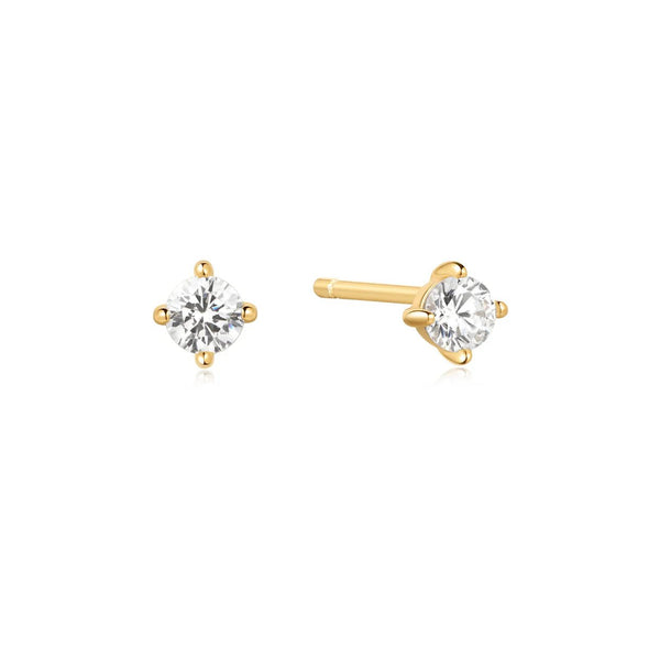 Ania Haie - Oorbellen Gold Solitaire Studs - Luxedy