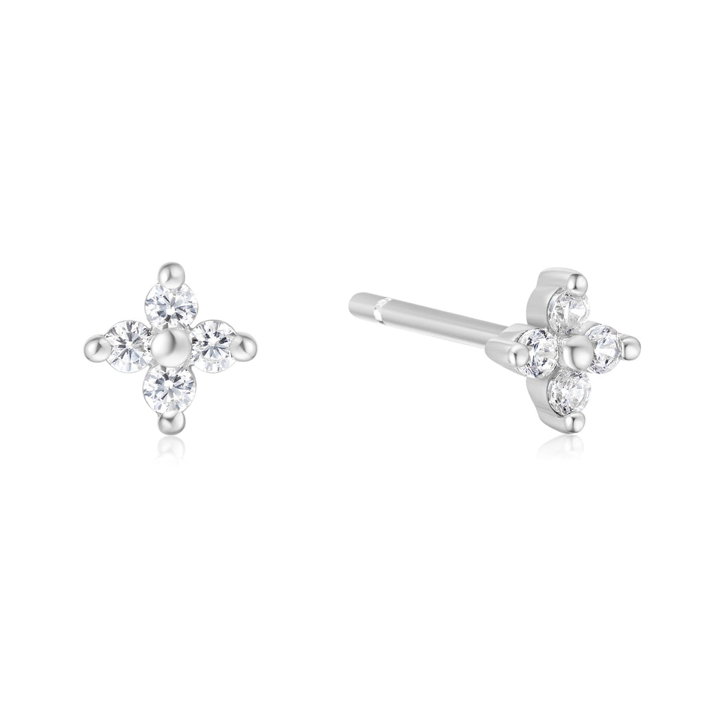 Ania Haie - Oorbellen Silver Four - Petal Studs - Luxedy