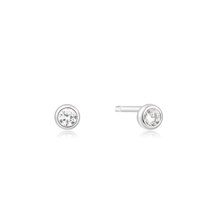 Ania Haie - Oorbellen Silver Solitaire Studs - Luxedy