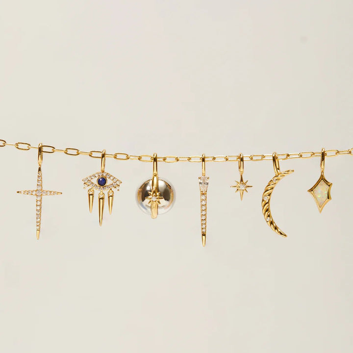 Ania Haie - POP CHARMS Bedel voor Armband of ketting - Moon - Luxedy