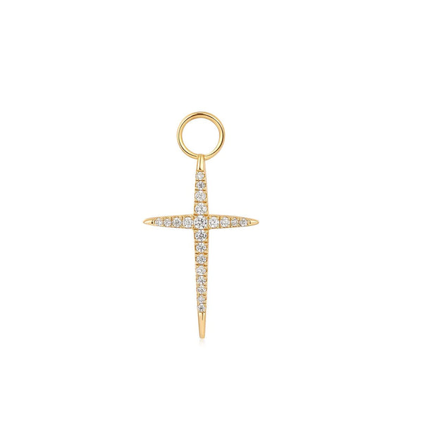 Ania Haie - POP CHARMS Bedel voor Oorbel - Cross Gold - Luxedy