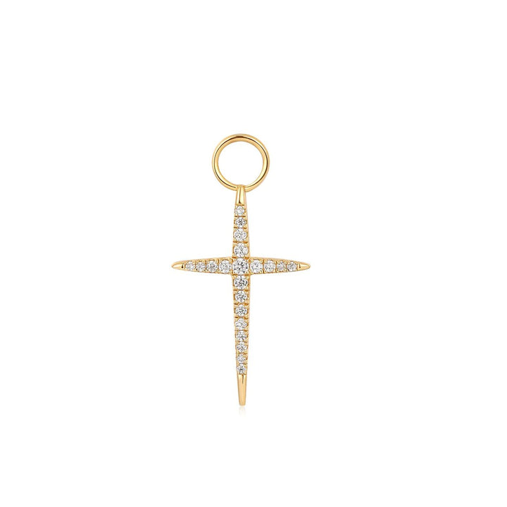 Ania Haie - POP CHARMS Bedel voor Oorbel - Cross Gold - Luxedy