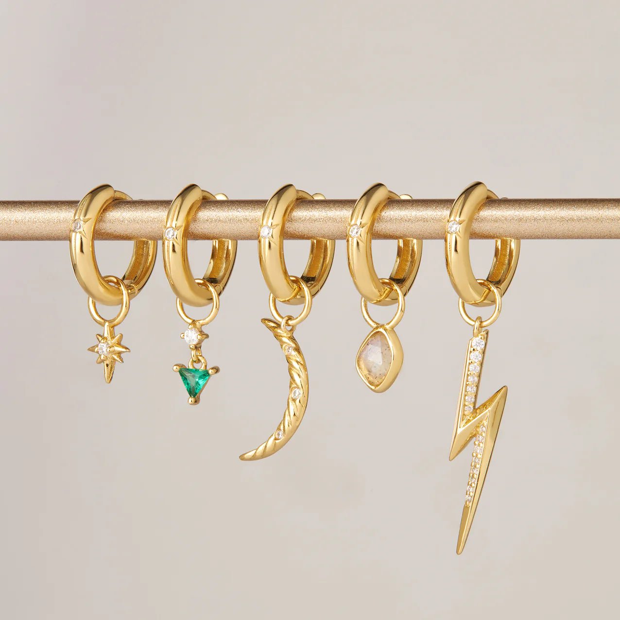Ania Haie - POP CHARMS Bedel voor Oorbel - Moon Gold - Luxedy