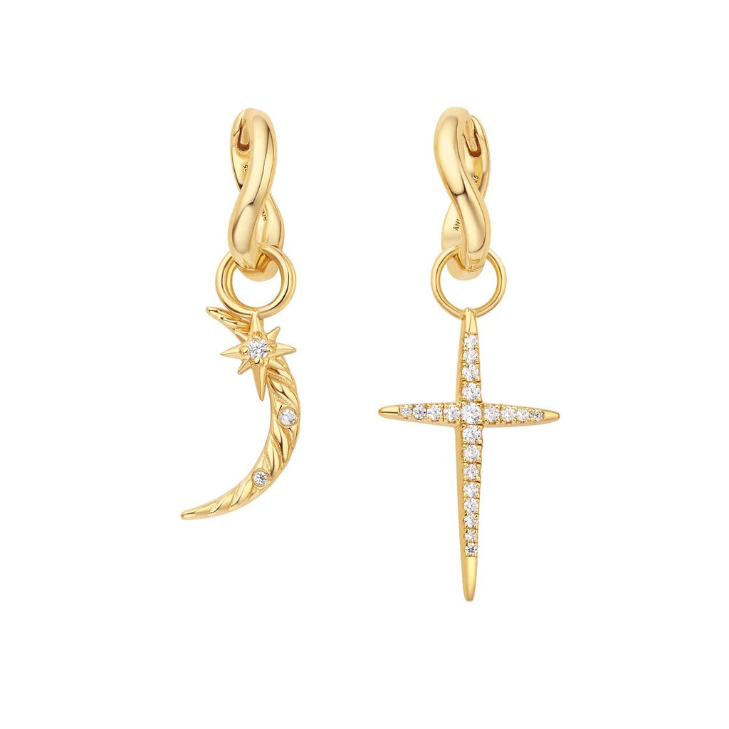 Ania Haie - POP CHARMS Bedel voor Oorbel - Moon Gold - Luxedy
