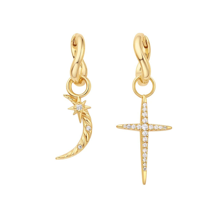 Ania Haie - POP CHARMS Bedel voor Oorbel - Moon Gold - Luxedy