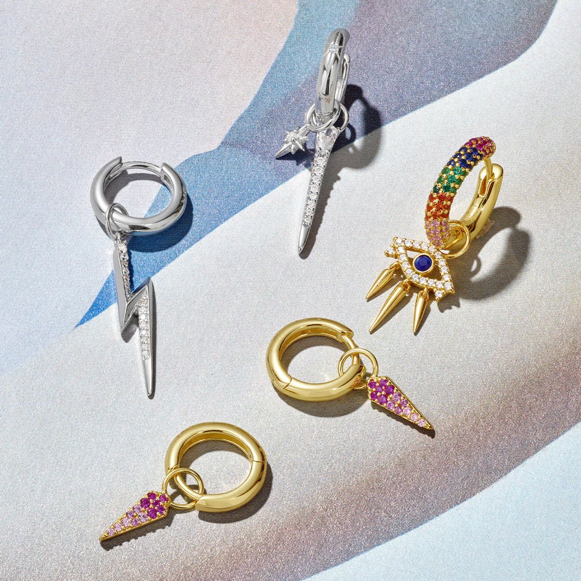 Ania Haie - POP CHARMS Bedel voor Oorbel - Ombré Pink Gold - Luxedy