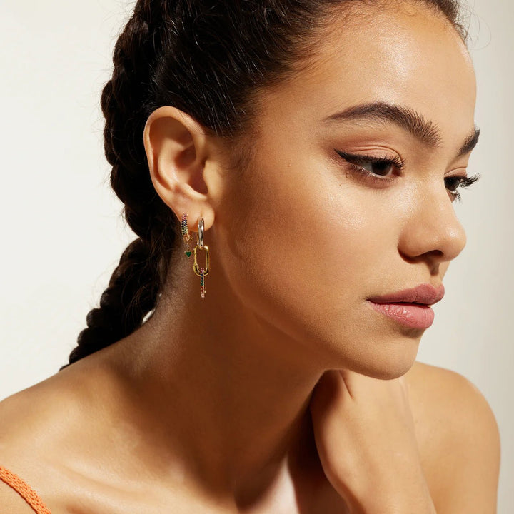 Ania Haie - POP CHARMS Bedel voor Oorbel - Sparkle Drop Green - Luxedy