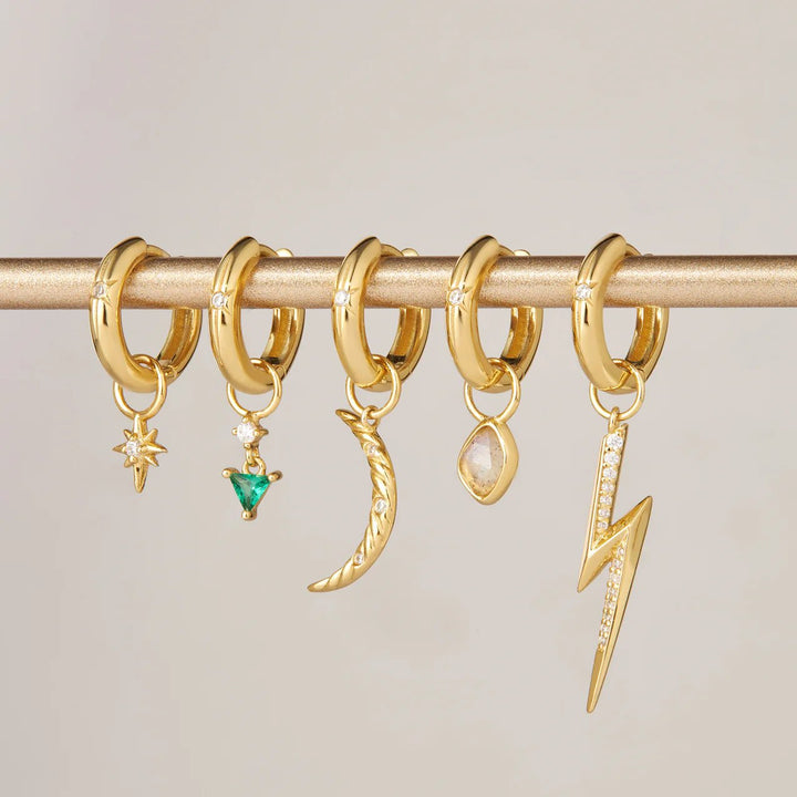 Ania Haie - POP CHARMS Bedel voor Oorbel - Sparkle Drop Green - Luxedy