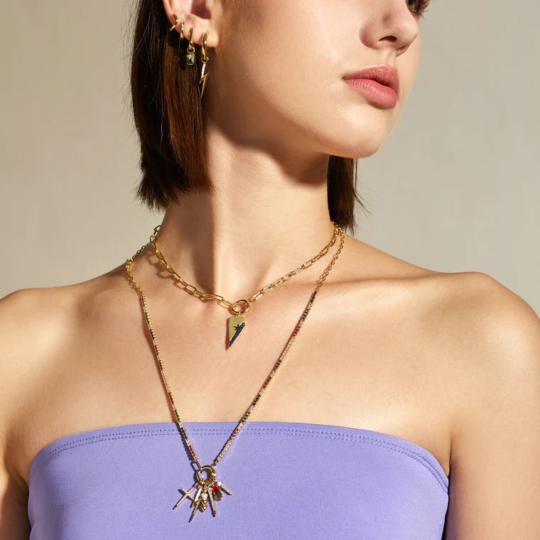 Ania Haie - POP CHARMS Ketting Rainbow Charm Chain Connector Gold - Luxedy