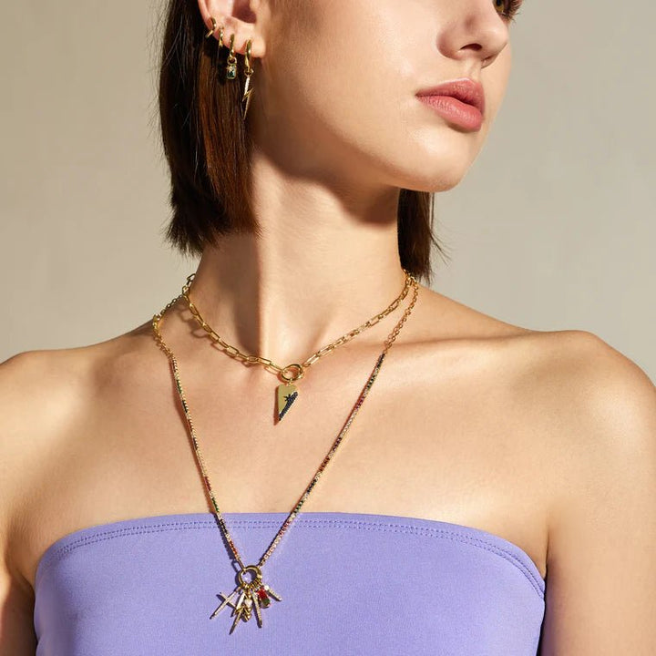 Ania Haie - POP CHARMS Ketting Rainbow Charm Chain Connector Gold - Luxedy