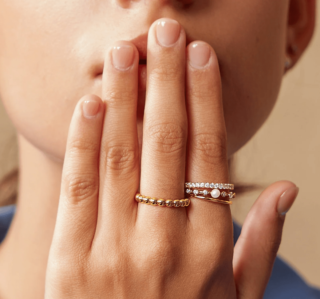 Ania Haie - Ring Gold Freshwater Pearl - Luxedy