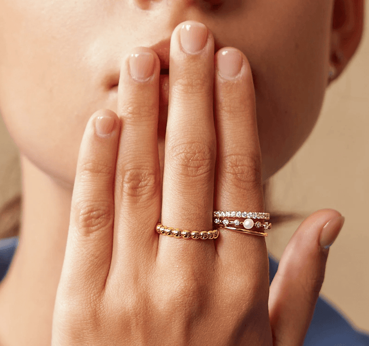 Ania Haie - Ring Gold Freshwater Pearl - Luxedy