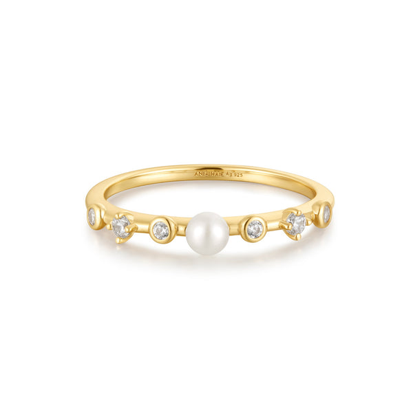 Ania Haie - Ring Gold Freshwater Pearl - Luxedy