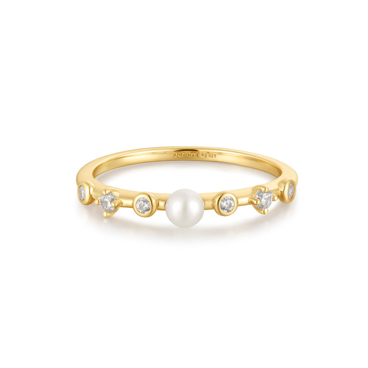 Ania Haie - Ring Gold Freshwater Pearl - Luxedy
