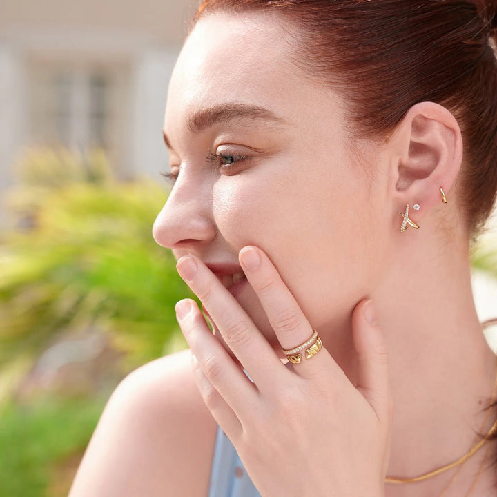Ania Haie - Ring Gold Pavé - Luxedy