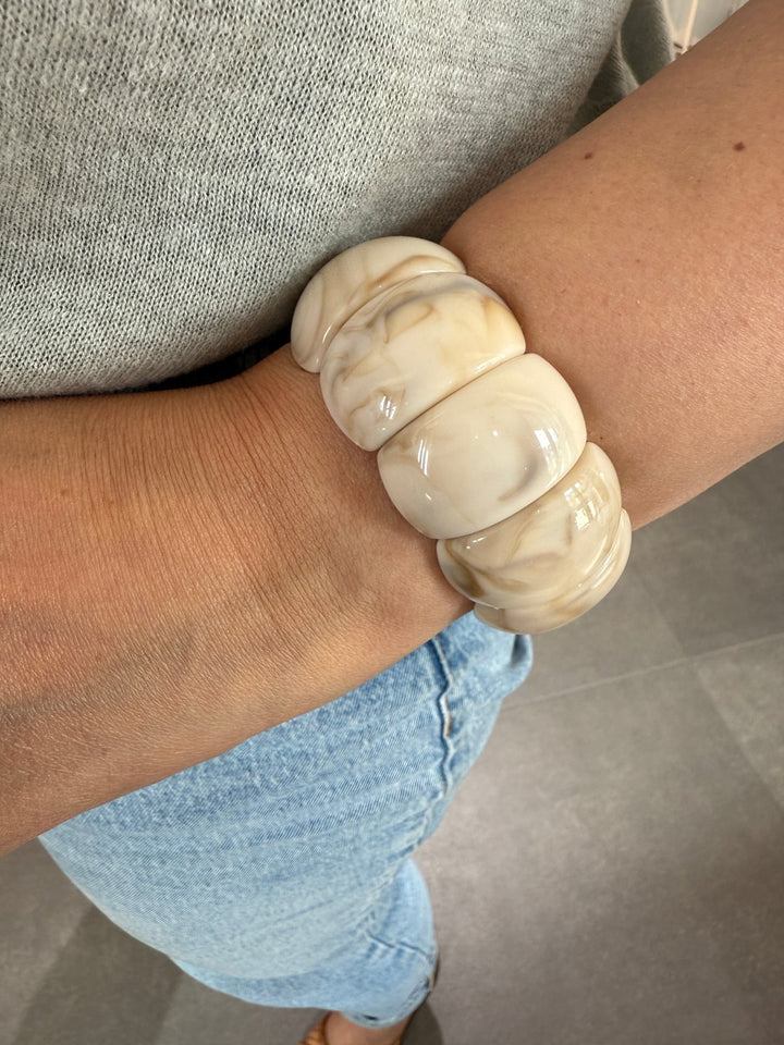 Armband - Boldy Cream Swirl - Luxedy