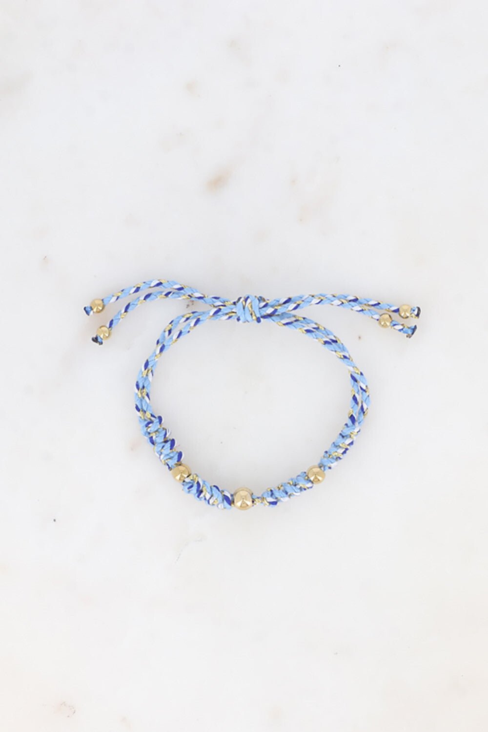 Armband - Cord Aqua Blue - Luxedy