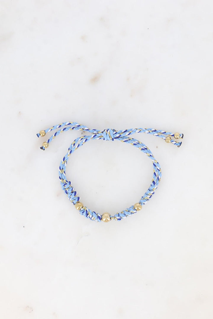 Armband - Cord Aqua Blue - Luxedy
