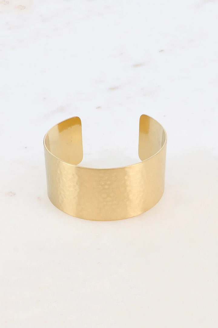 Armband - Cuff Libby Hammered - Luxedy