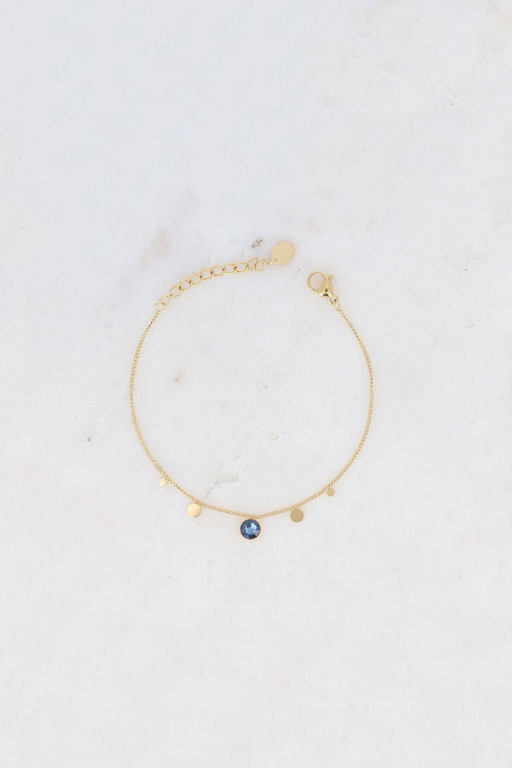 Armband - Swarovski Color Denim Blue - Luxedy