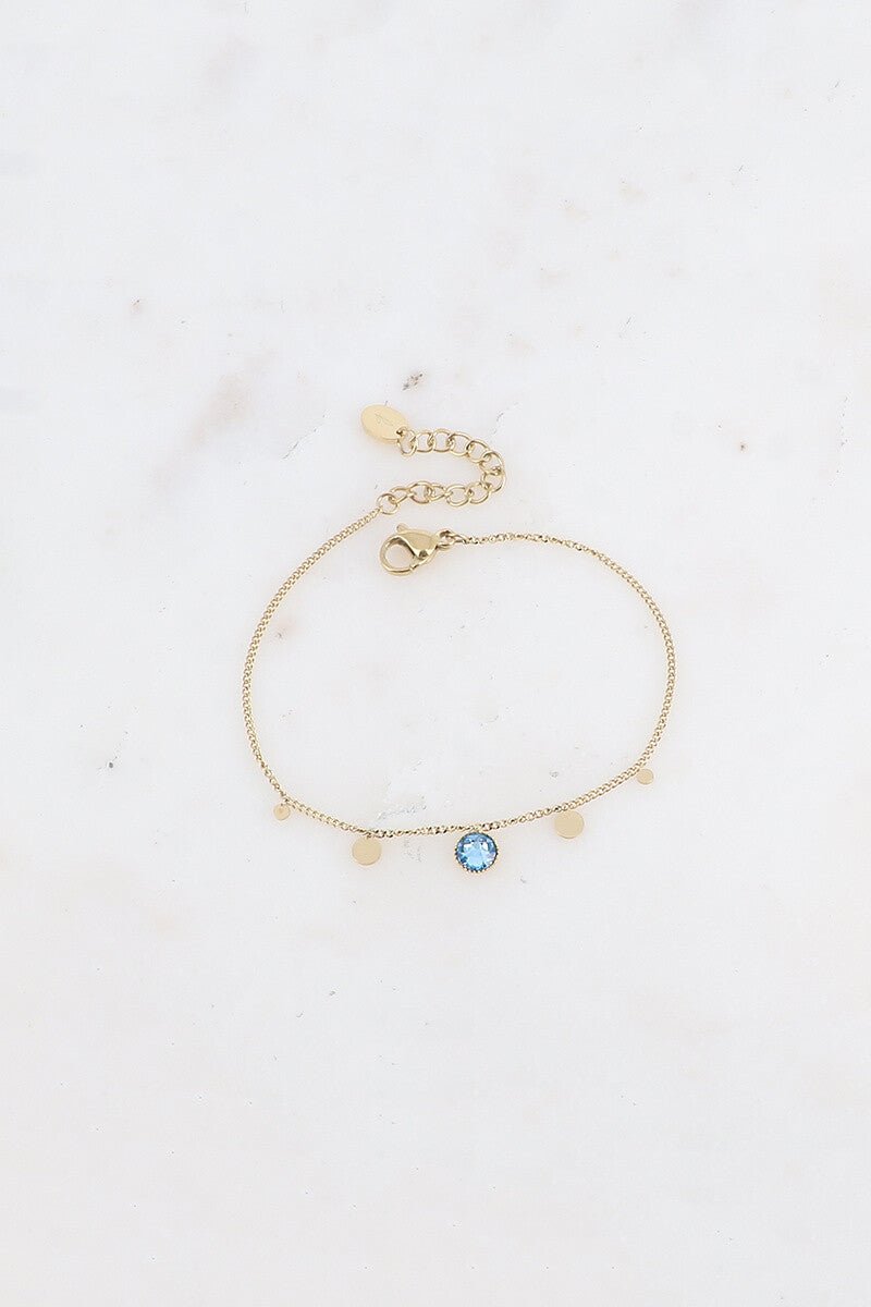 Armband - Swarovski Color Light Blue - Luxedy