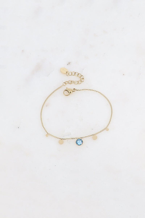 Armband - Swarovski Color Light Blue - Luxedy