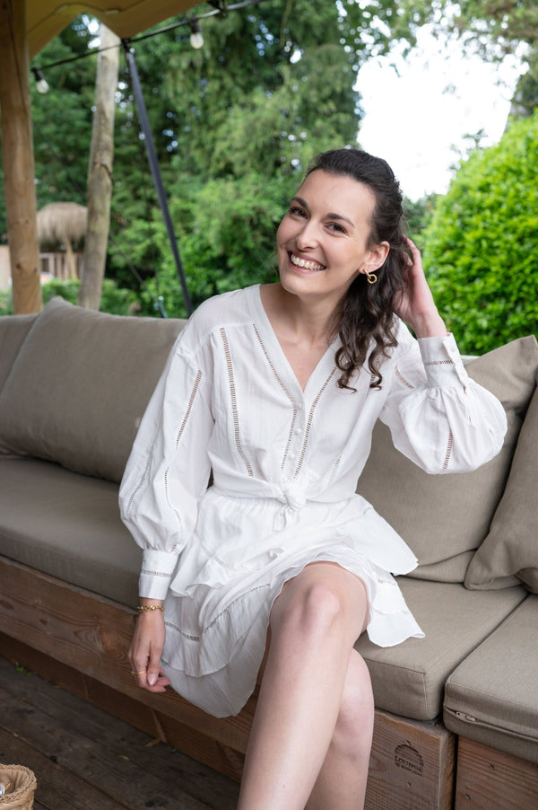 Blouse - Angel White - Luxedy
